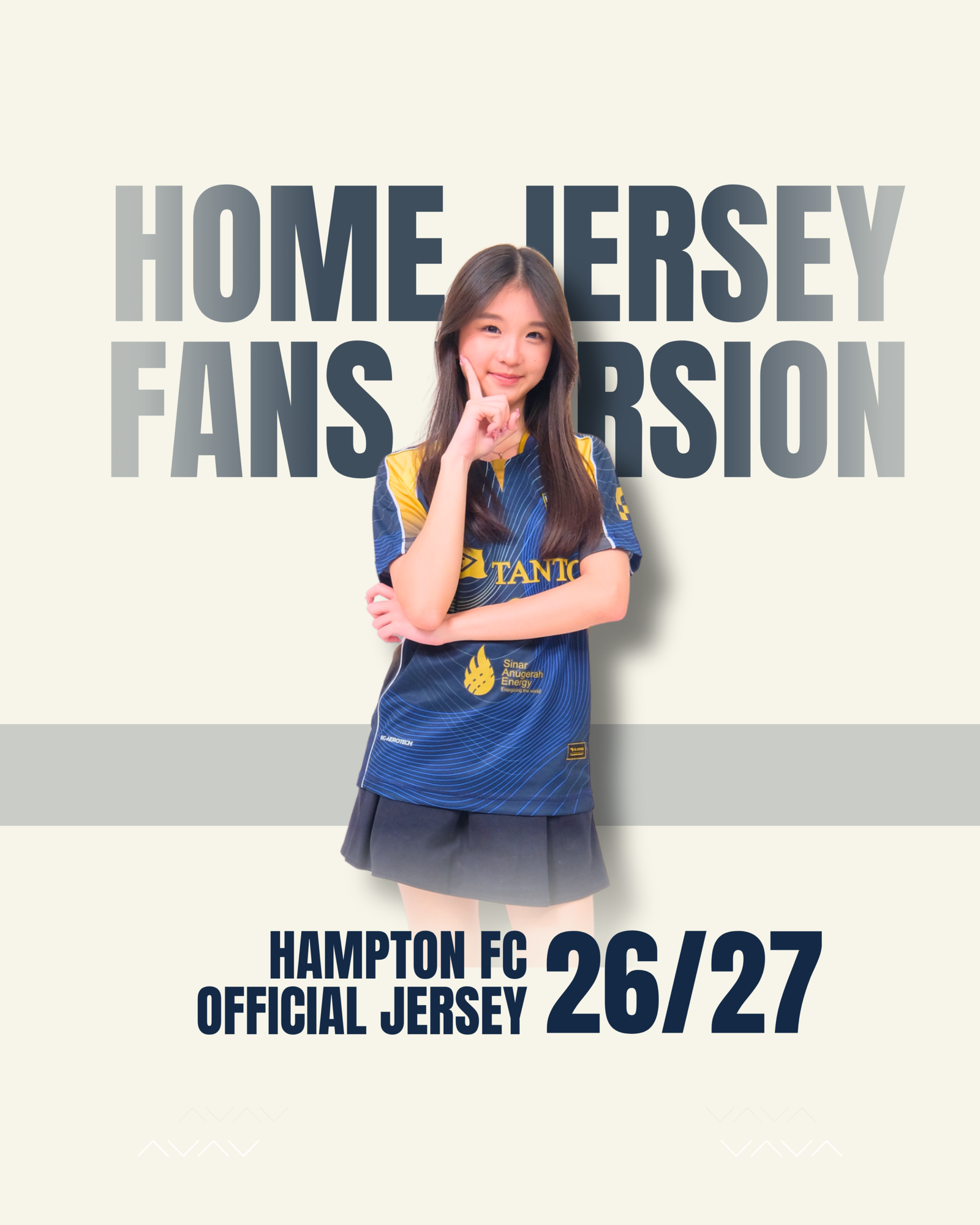 Hampton FC Home Jersey 26/27 – Fans Version