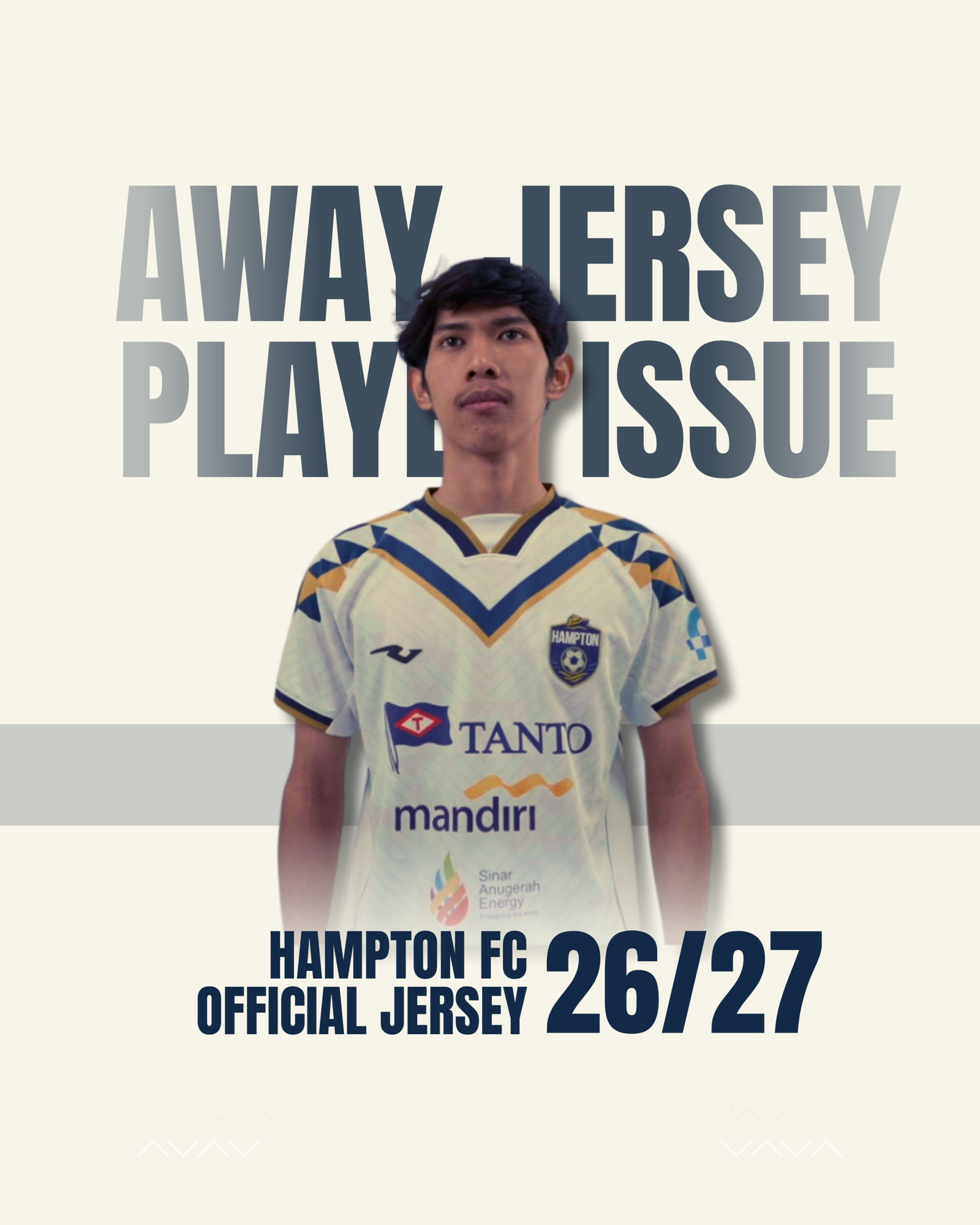 Hampton FC Away Jersey 26/27 - Player Issue
