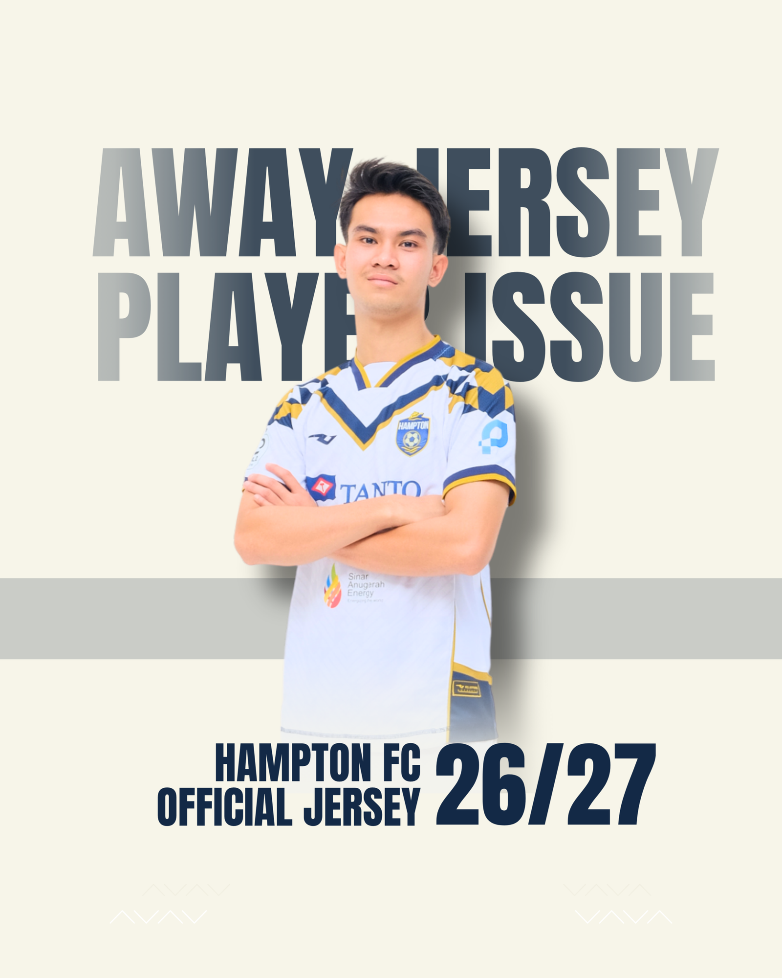Hampton FC Away Jersey 26/27 - Player Issue