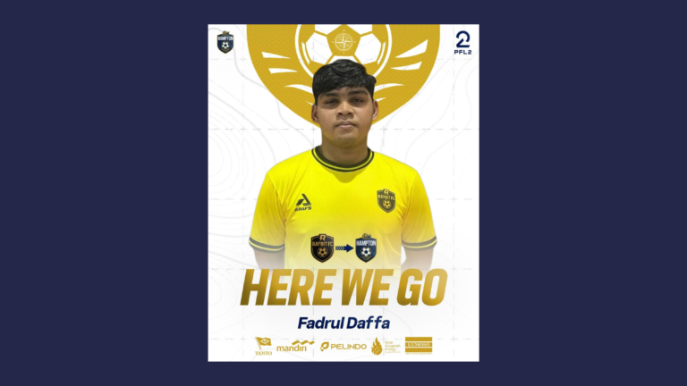 Fadrul Daffa Jadi Amunisi Baru Hampton FC, Perkokoh Pertahanan untuk PFL 2