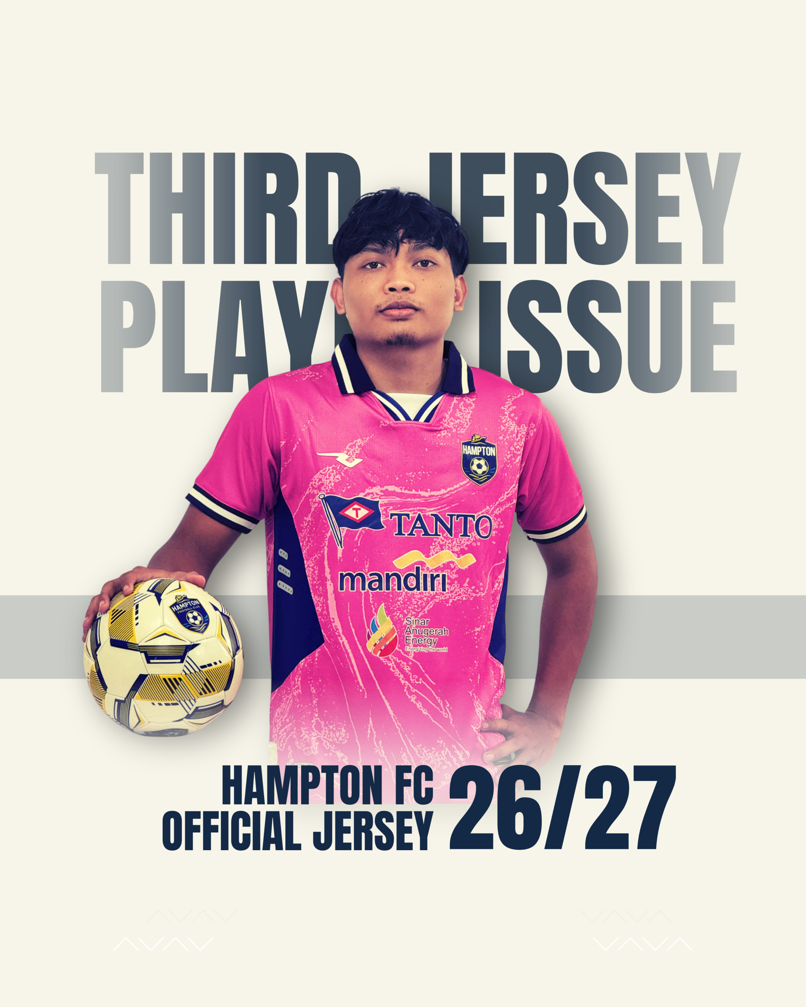 Hampton FC Third Jersey 26/27 - Player Issue
