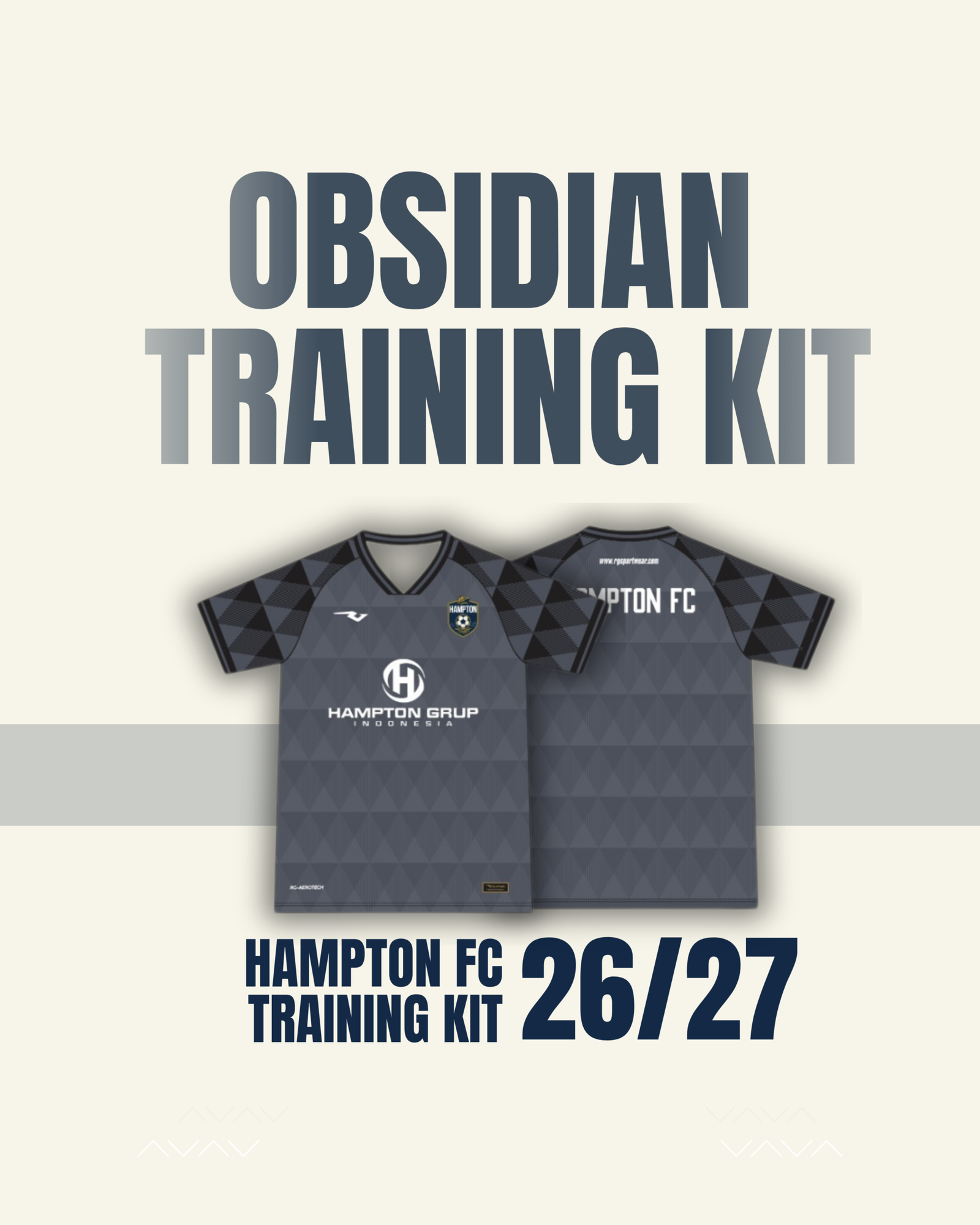 Hampton FC Obsidian Training Kit 26/27
