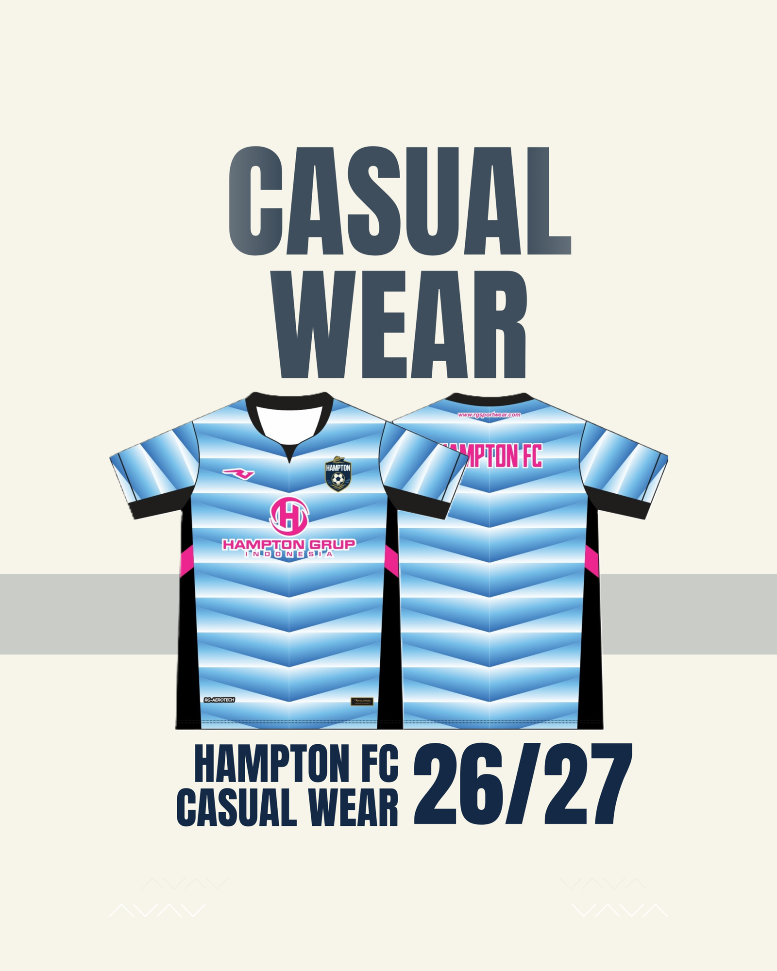 Hampton FC Sky Wave Casual Wear 26/27