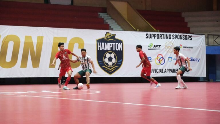 Hampton FC Tumbangkan Al Ahly FC Surabaya 5-3 dalam Laga Uji Coba di GOR International UNESA